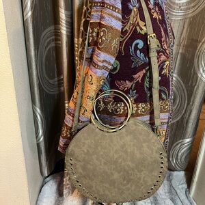 Anthropologie round purse-NEW